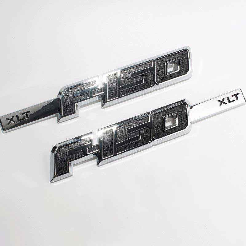 2Pcs Fits 2009-2014 F-150 XLT Front Fender Emblems Secondary image