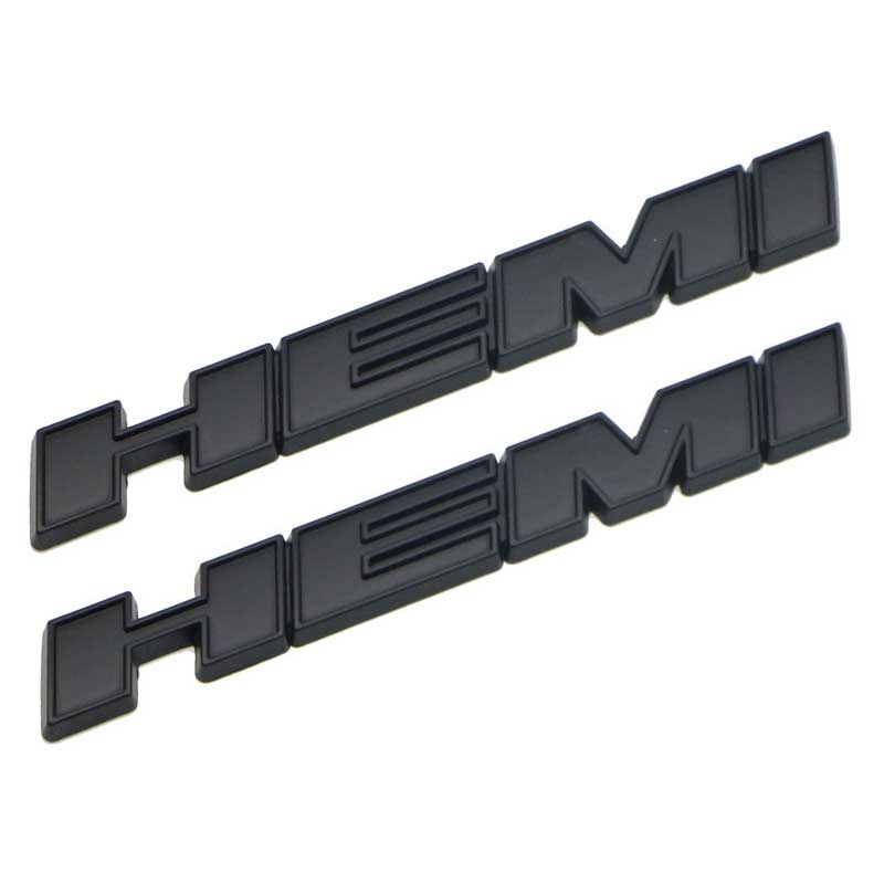 HEMI Fender Badge Overlay Decal | 2Pcs