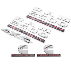 5Pcs For RAM 2500 4x4 HEAVY DUTY Cummins Turbo Diesel Badge