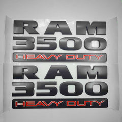 DOOR PAIR For RAM 3500 HEAVY DUTY ABS Emblem Badge | 2Pcs