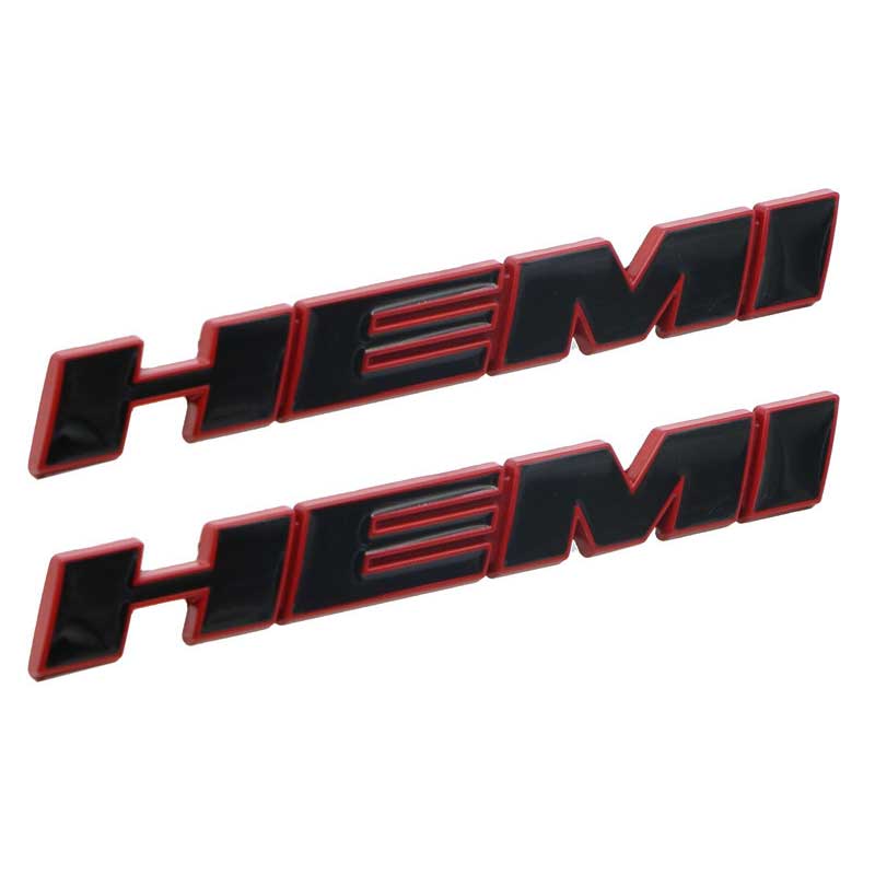 HEMI Fender Badge Overlay Decal | 2Pcs