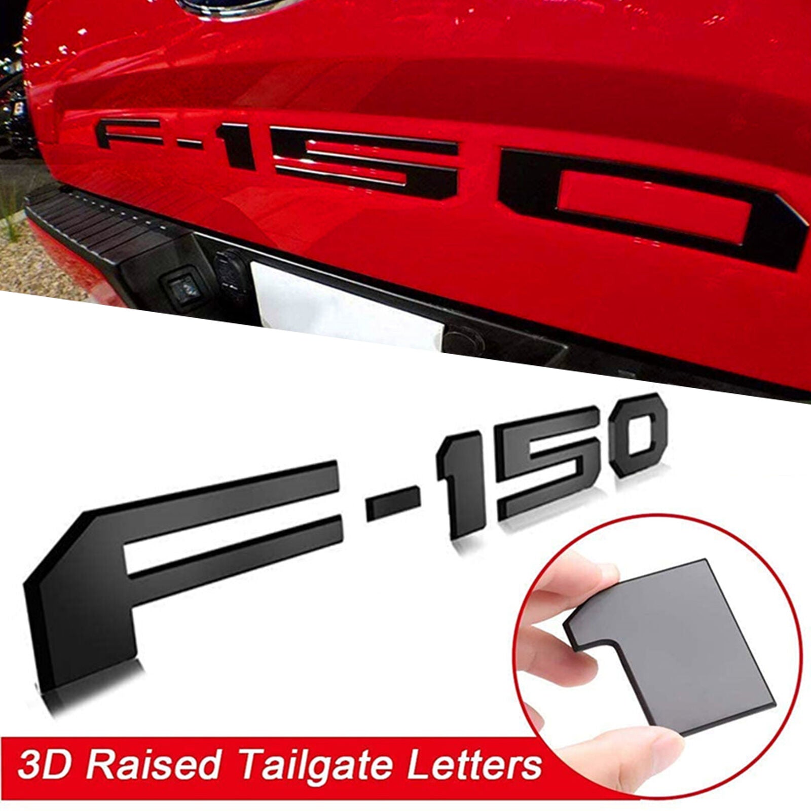 18 - 20 Ford F150 Tailgate Inserts Decals Letters Stickers