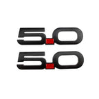 2Pcs 5.0 Emblems For Ford Mustang 2015-2024