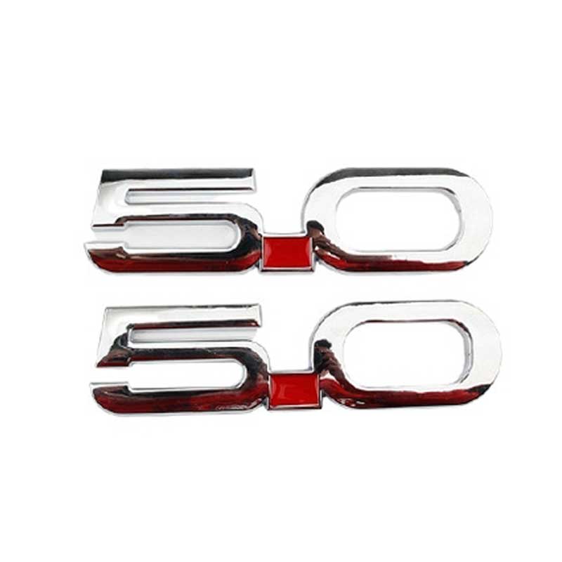 2Pcs 5.0 Emblems For Ford Mustang 2015-2024