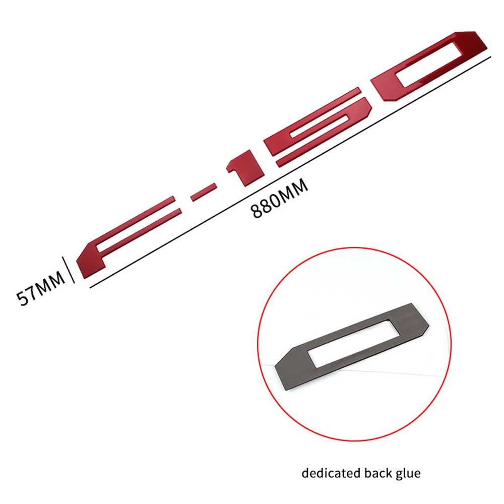 18 - 20 Ford F150 Tailgate Inserts Decals Letters Stickers