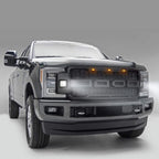 Raptor Grill For 2017-2019 Ford F250 F350 Super Duty Raptor Style Front Grille w/LED
