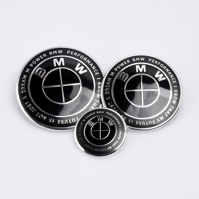 BMW Front Hood Rear Trunk Badge Steering Wheel Emblem