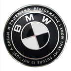BMW Front Rear Wheel Center Caps Steering Wheel Emblem | 7Pcs