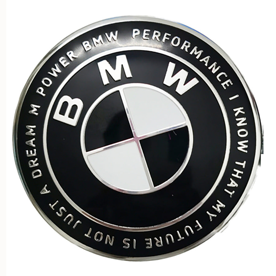 BMW Logo Wheel Hub Center Caps | 4Pcs