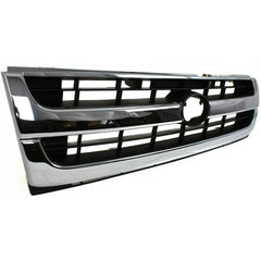 Grille For 1997-00 Tacoma Chrome Shell w/ Black Insert Plastic