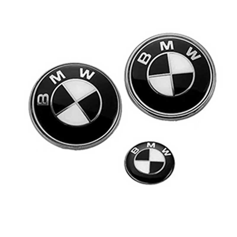 BMW Front Hood Rear Trunk Badge Steering Wheel Emblem