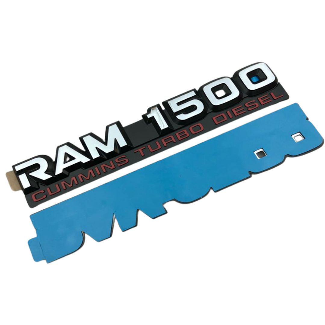 2Pcs CUMMINS TURBO DIESEL Emblem For RAM 1500 1994-1998 Hauptbild