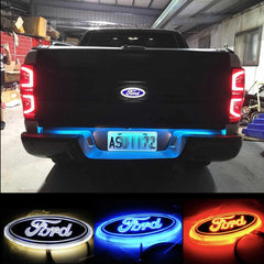 9 inch LED Emblem Blue Chrome Housing For Ford Truck F150 05-14