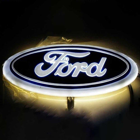 4D LED Ford Emblem Logo | Front Rear | 1Pc