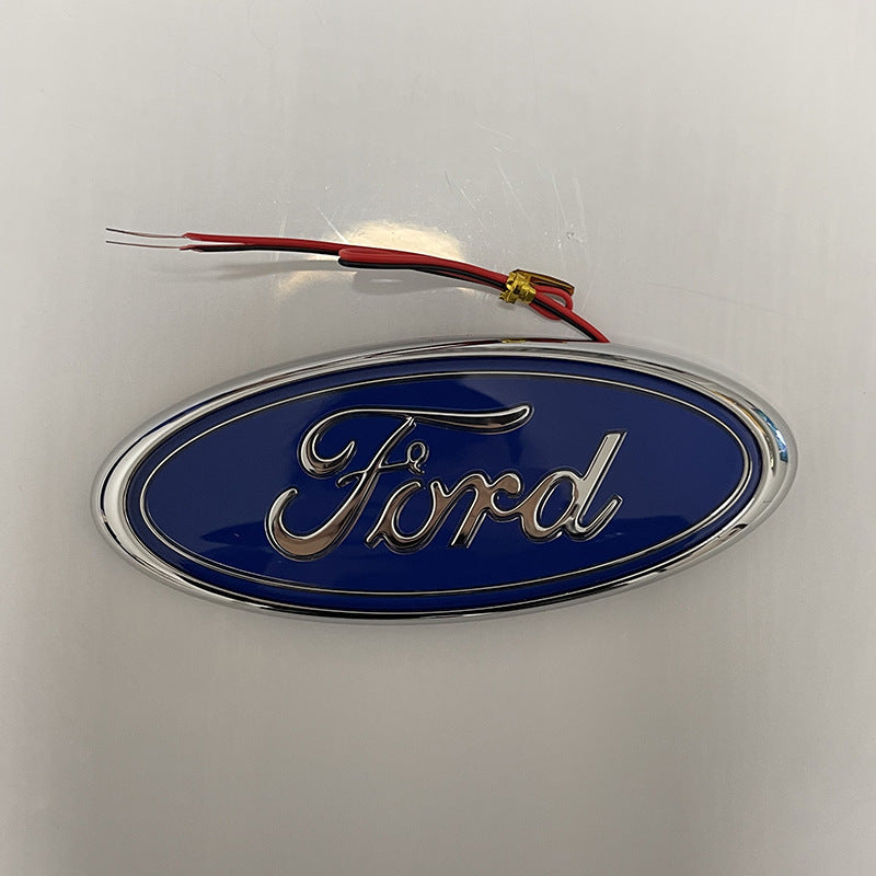 5.7 inch LED Emblem Blue Chrome Housing For Ford