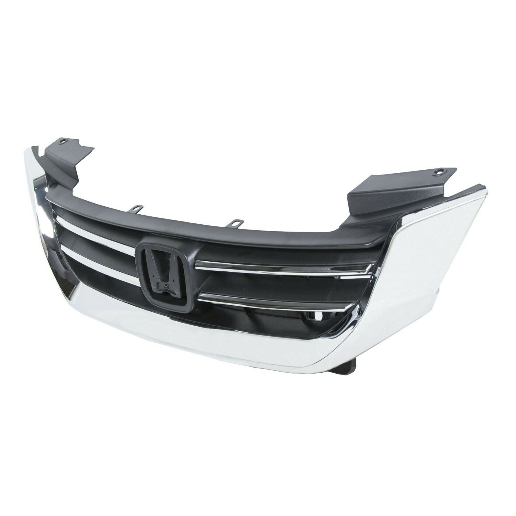 Front Bumper Radiator Upper Chrome Grill For Honda 2013-2015 Accord Sedan