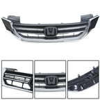 Front Bumper Radiator Upper Chrome Grill For Honda 2013-2015 Accord Sedan