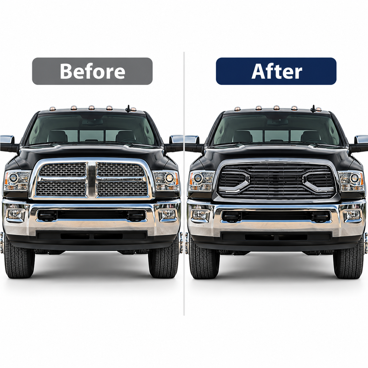 Front Bumper Grille for Dodge Ram 1500 2009-2012 Big Horn w/Letters