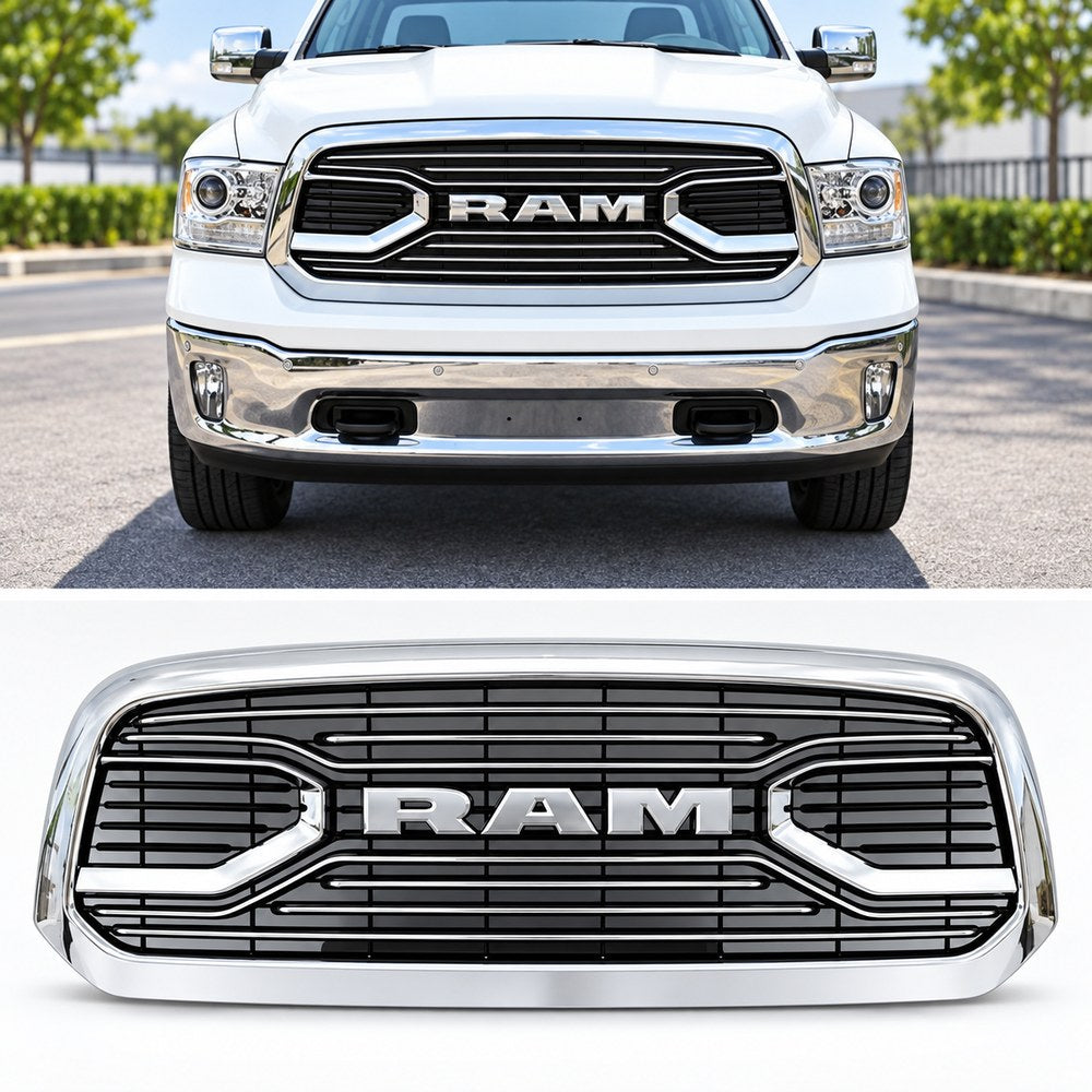Front Bumper Grille for Dodge Ram 1500 2013-2018 Big Horn w/Letters Main image