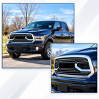 Front Bumper Grille for Dodge Ram 1500 2013-2018 Big Horn w/Letters