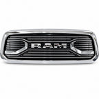 Front Bumper Grille for Dodge Ram 1500 2013-2018 Big Horn w/Letters