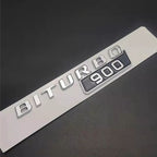 2Pcs BRABUS BITURBO 700 800 900 Fender Emblem For Mercedes-Benz
