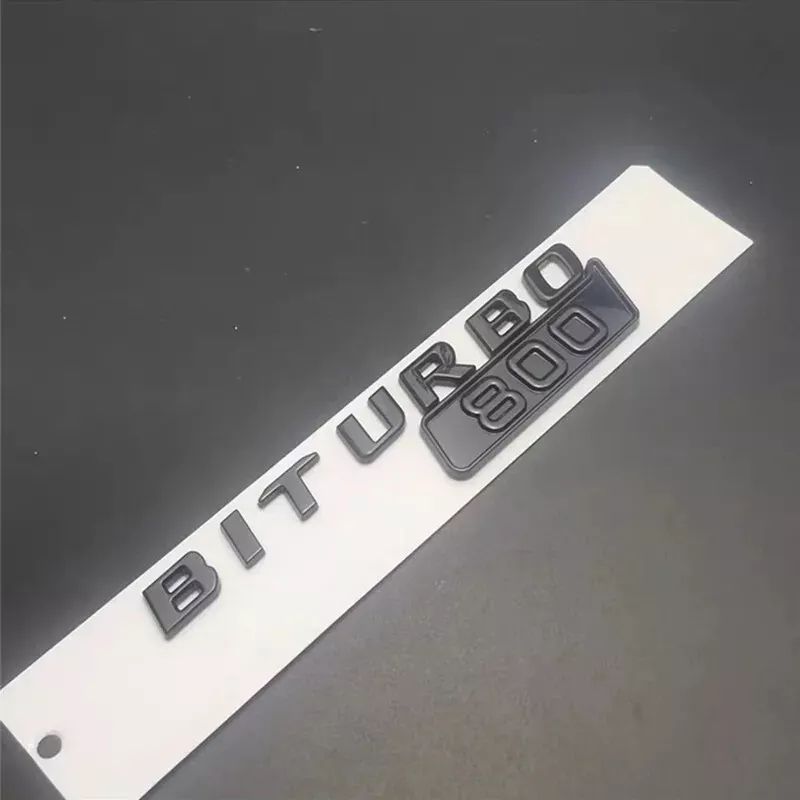 2Pcs BRABUS BITURBO 700 800 900 Fender Emblem For Mercedes-Benz