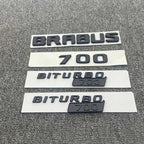 4Pcs Set BRABUS BITURBO 700 800 900 Fender Trunk Emblems For Mercedes-Benz