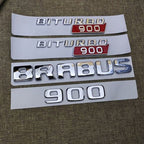 4Pcs Set BRABUS BITURBO 700 800 900 Fender Trunk Emblems For Mercedes-Benz