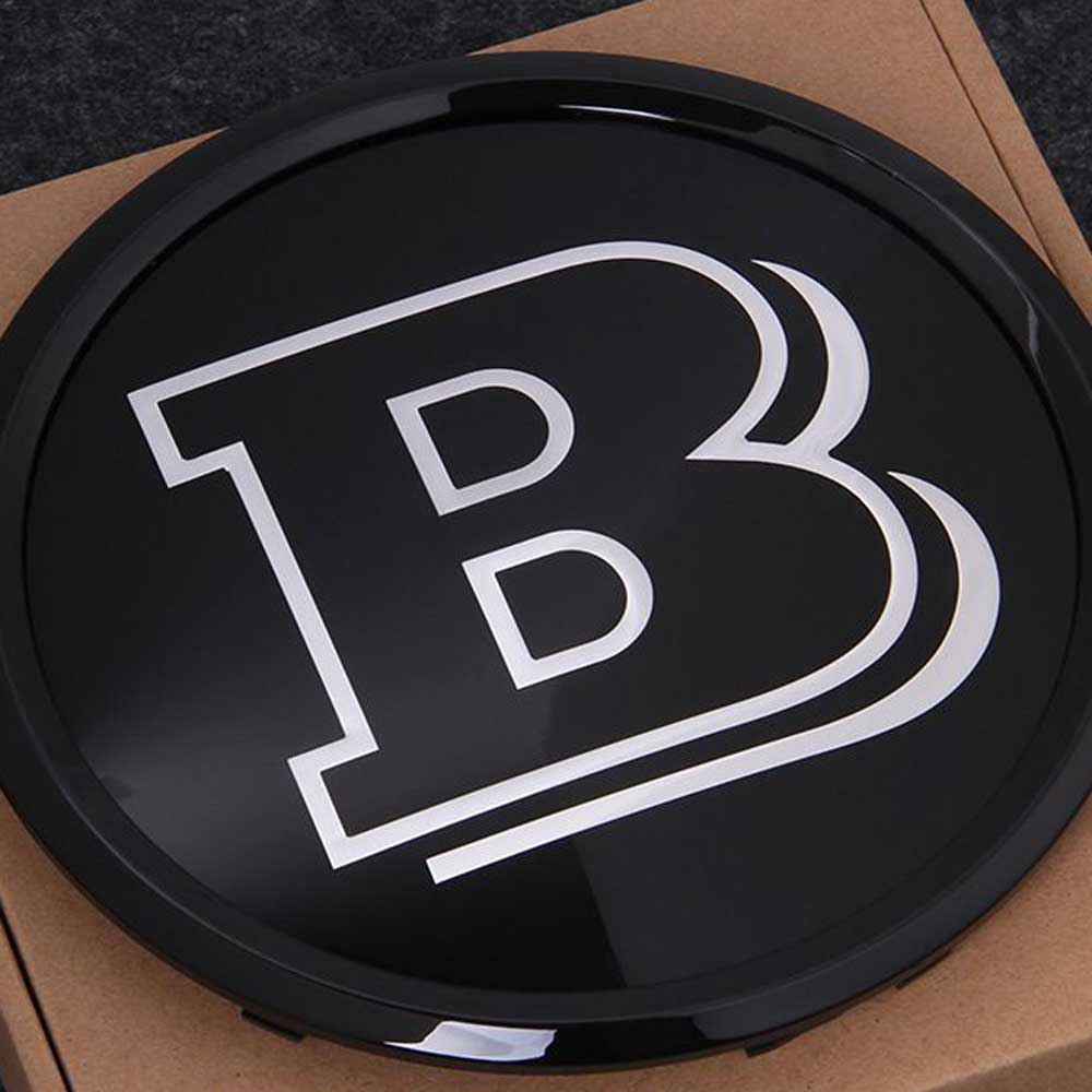 Brabus B 18.5CM Grille Badge Emblems for Mercedes Benz A B C E S Class