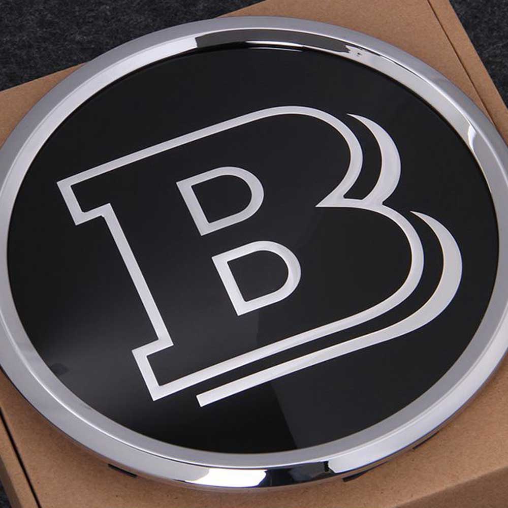 Brabus B 18.5CM Grille Badge Emblems for Mercedes Benz A B C E S Class