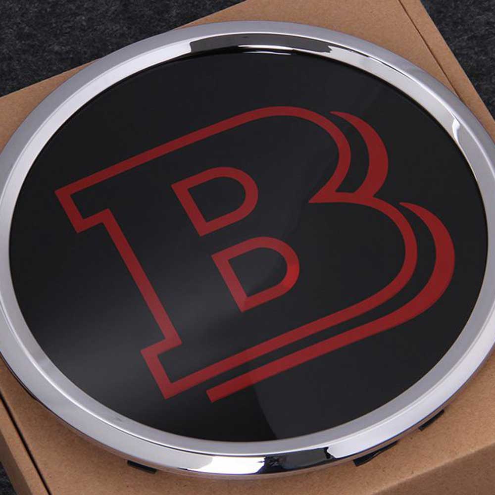 Brabus B 18.5CM Grille Badge Emblems for Mercedes Benz A B C E S Class Imagen principal del producto