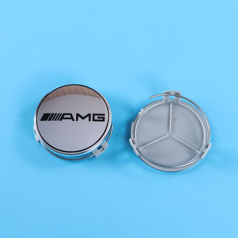 4Pcs 75mm Wheel Center Caps for Mercedes-Benz