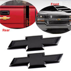 Front Rear Bowtie Emblem For Chevrolet Silverado 1500 2500 HD/3500 HD