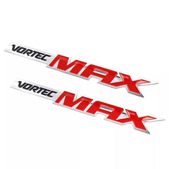 2Pcs Vortec Max Emblem Badge for Silverado Sierra SS Fender Side Door Tailgate