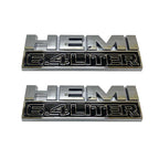 2Pcs HEMI 6.4 LITER Emblems For 15-18 DODGE RAM 2500 3500