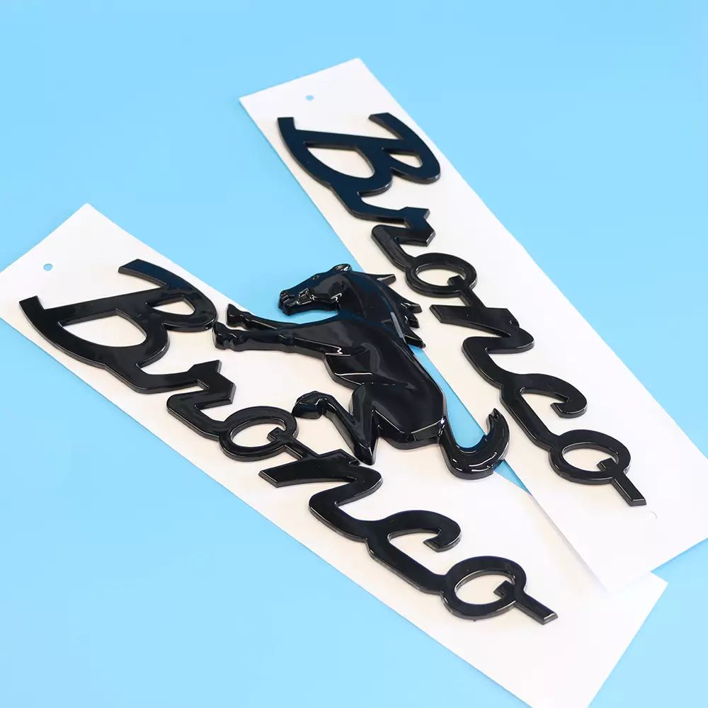 3Pcs Set Tailgate Fender Emblem For 2021-2024 Ford Bronco Secondary image