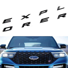 Front Hood EXPLORER Letters For 2011-2025 Ford Explorer Emblem Badge
