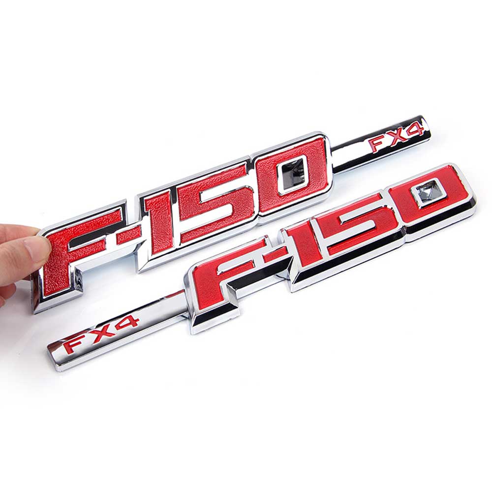 2Pcs Side Fender Emblem Fit For Ford F150 FX4 2009-2012