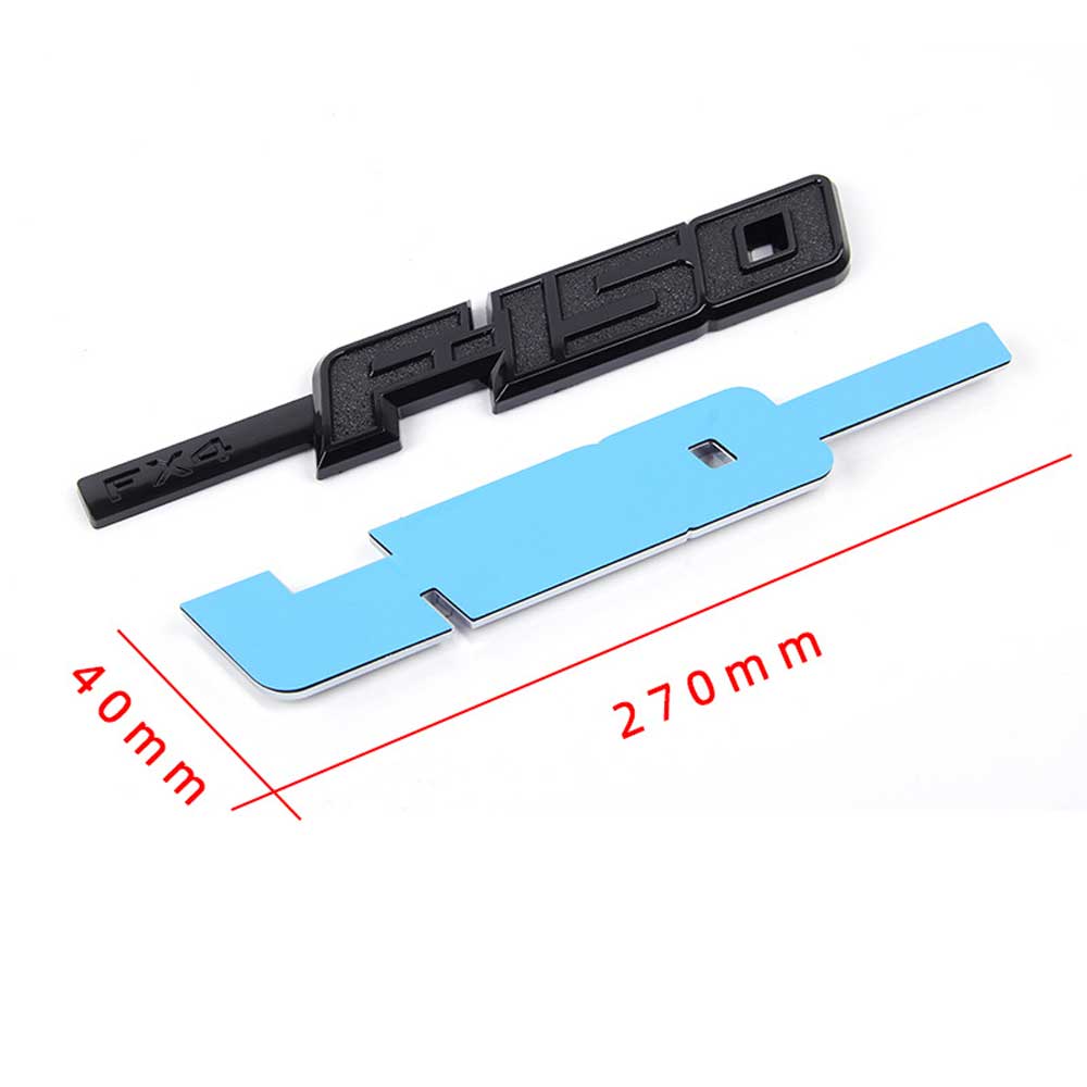 3Pcs Side Fender Emblem Rear Badge Fit For Ford F150 FX4 2009-2014