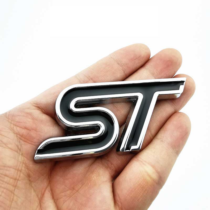 ST 3D Logo Metal Emblem Badge For Ford Focus