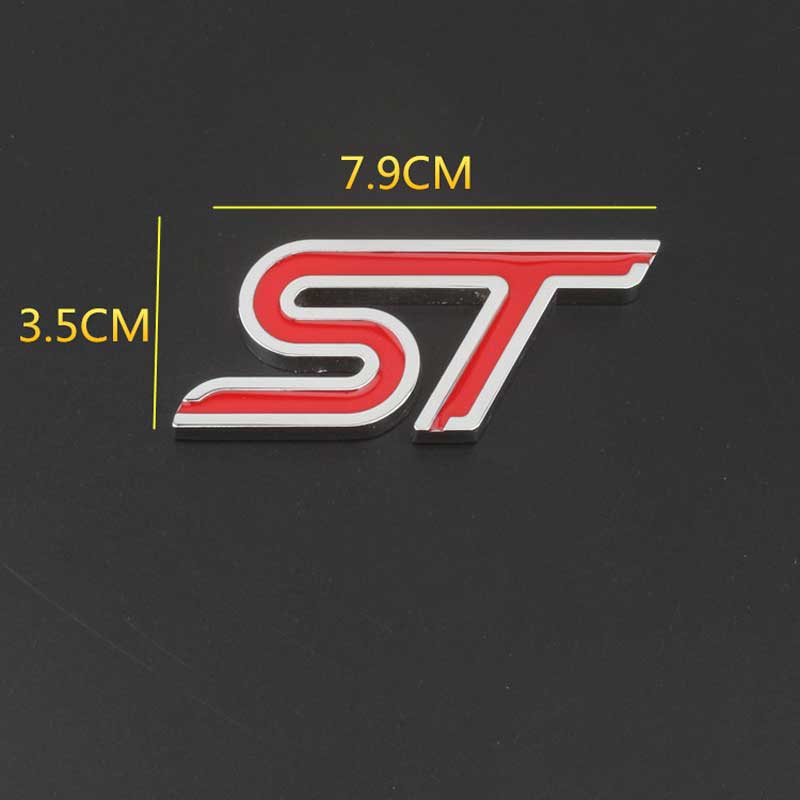 ST 3D Logo Metal Emblem Badge For Ford Focus