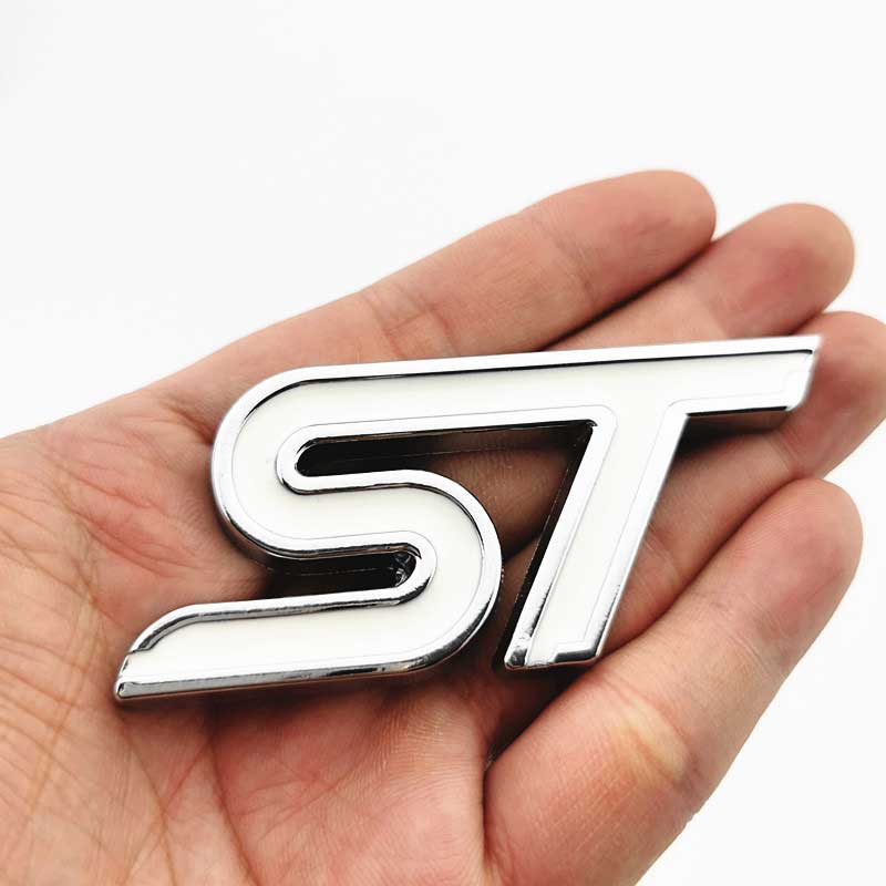 ST 3D Logo Metal Emblem Badge For Ford Focus