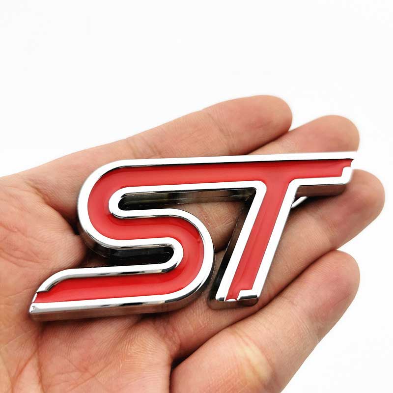 ST 3D Logo Metal Emblem Badge For Ford Focus