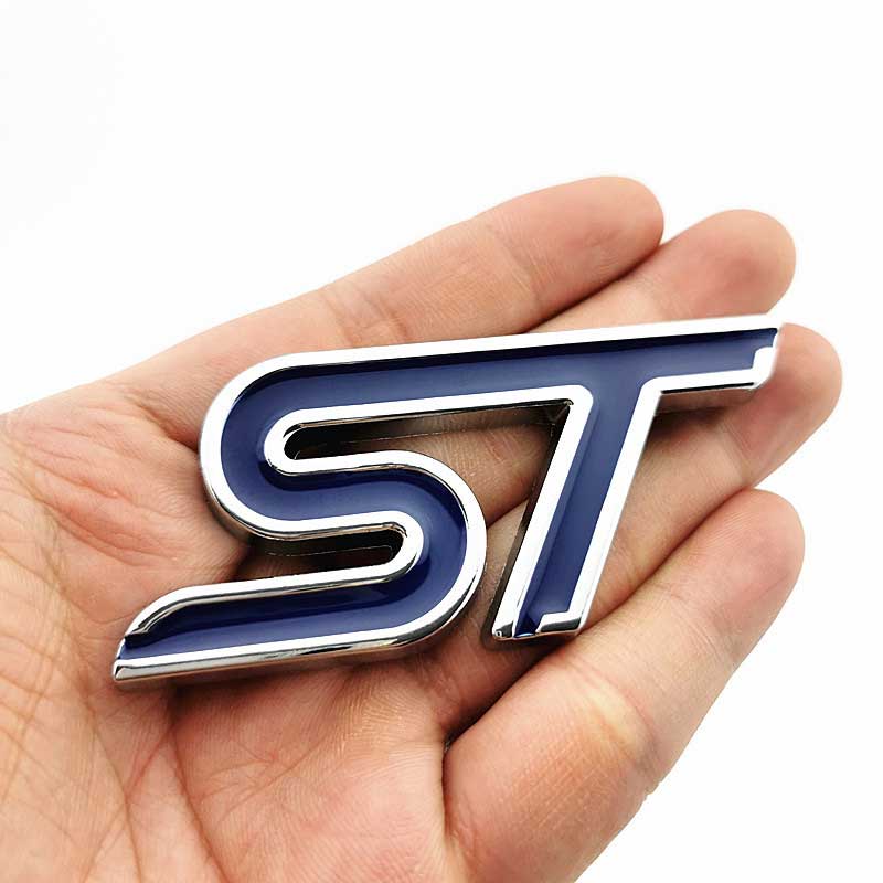 ST 3D Logo Metal Emblem Badge For Ford Focus