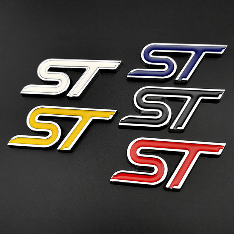 ST 3D Logo Metal Emblem Badge For Ford Focus Imagen principal del producto