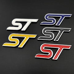 ST 3D Logo Metal Emblem Badge For Ford Focus