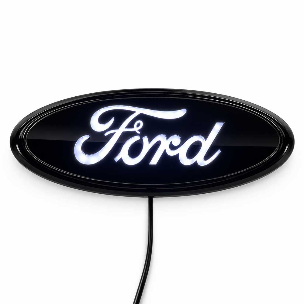 9 inch LED Emblem Black Housing For Ford F150 F250 F350 | Dynamic Static Light