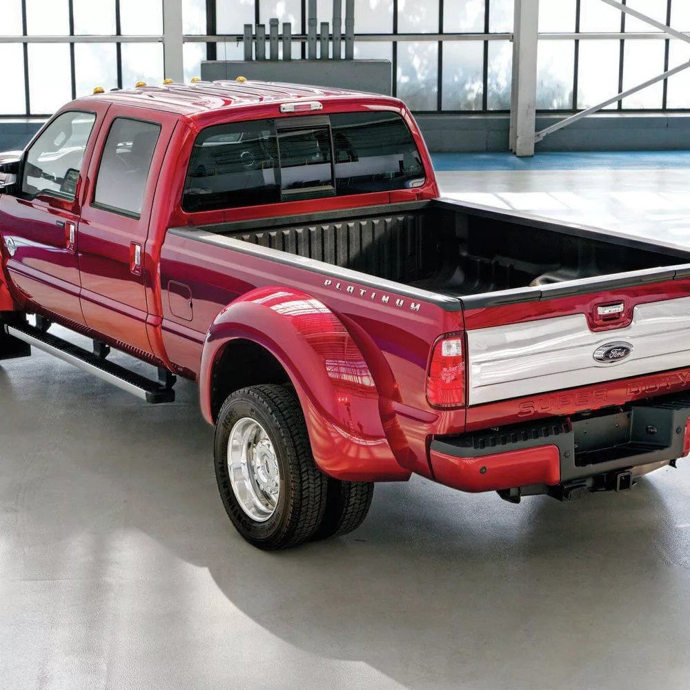 Fits F-150 F-250 F-350 SUPER DUTY PLATINUM Bed side Chrome Emblem Decal 3D Stickers