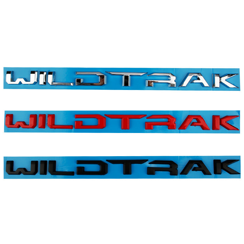 3D Tailgate WILDTRAK Letter Emblem For Ford Ranger 2022-2024